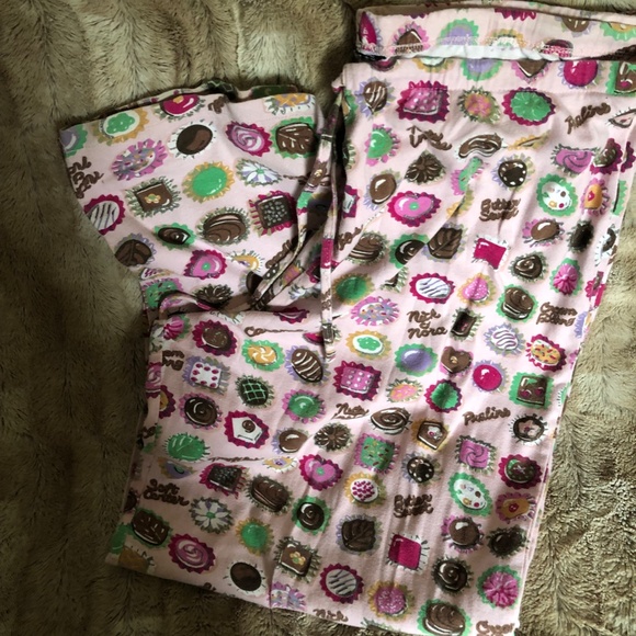 NICK&NORA SWEETS PJS, RARE PLUS SZ3X, EUC, SWEETS THROUGHOUT, JERSEYW/GLITTER… - Picture 11 of 15